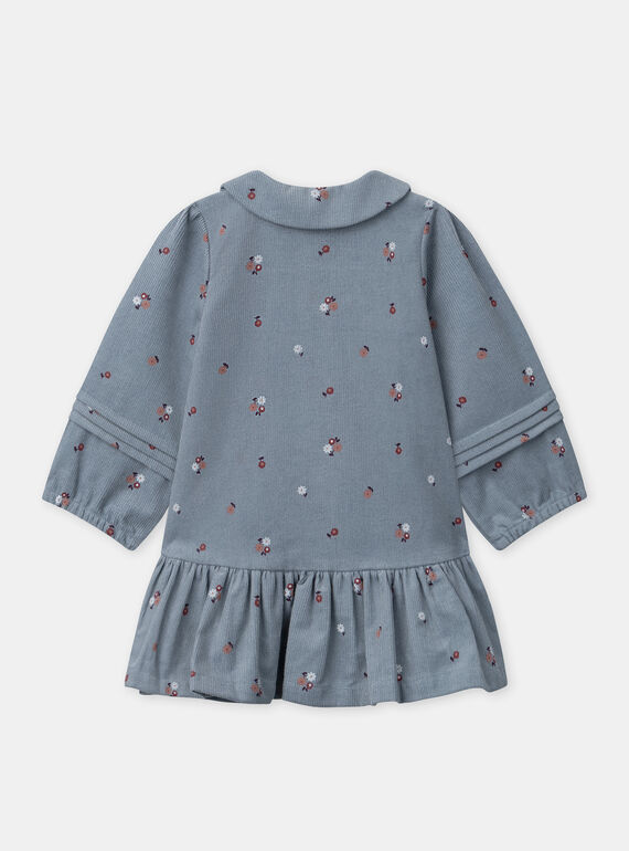 Sky blue DRESS NARITA / 25H1BFV2ROB216