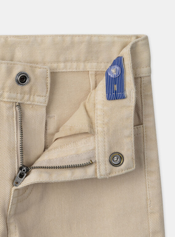 Light beige PANTS MEDIAGE / 25E3PG81PAN806