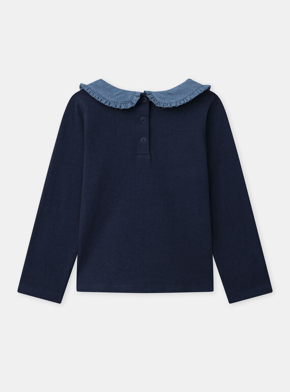 Navy TEE SHIRT LS NOBLUETTE / 25H2PFP1TML070