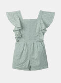 Light green SHORT JUMP SUIT MRECOMETTE / 25E2PFL1CBC602