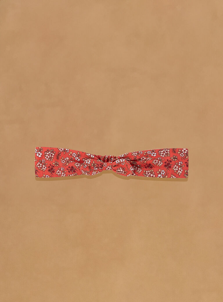 Elasticated papaya headband Elasticated papaya headband KROBAETTE / 24E4PFE1BANE405
