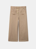 Light brown PANTS LIPAETTE / 24H2PFK2PAN803