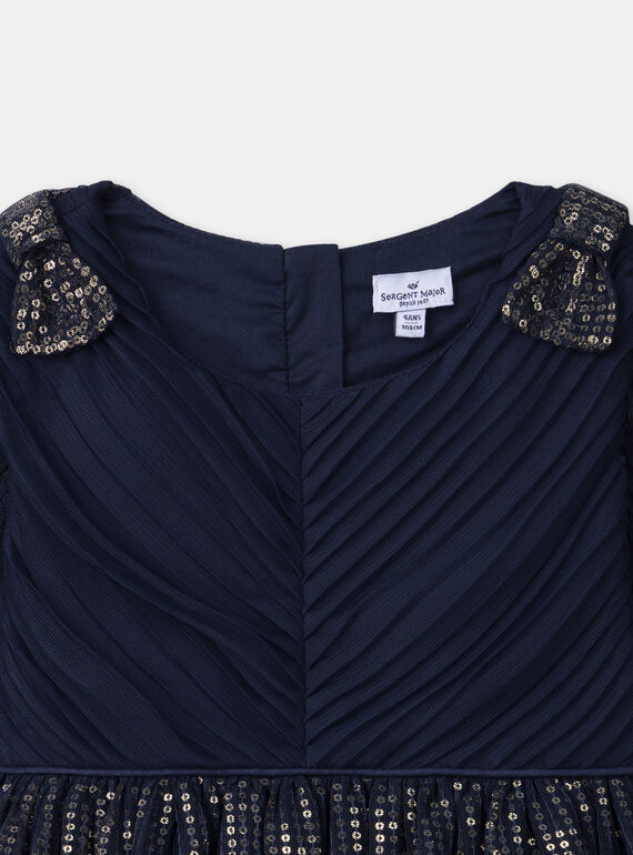 Blue DRESS LEIPAIETTE / 24H2PFT3ROBC243