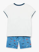 Ecru pyjamas with animal print FLOMERAGE / 23E5PG31PYJ001
