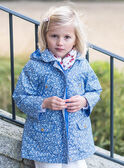 Child girl 2-in-1 blue raincoat CLAFLETTE / 22E2PFG1IMP208