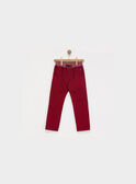 Dark burgundy pants PEBLOAGE / 18H3PGD1PAN503