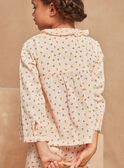 Pale pink pyjamas in cotton gauze with floral print GRUTETTE / 23H5PF12PYJ080