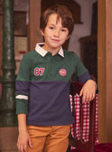 Green POLO SHIRT LYCOLAGE / 24H3PGO1POLG625