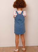 Striped dungarees dress and T-shirt set ZOCHUETTE / 21E2PFJ1ENSP269