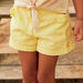 Child girl pastel yellow shorts