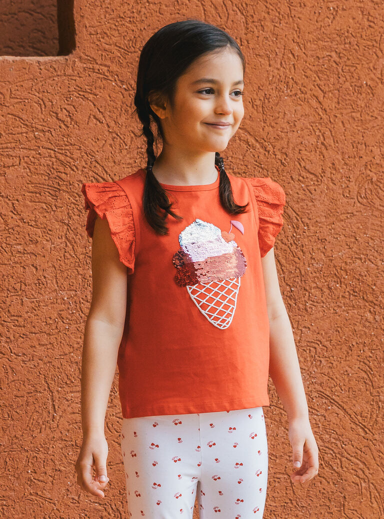 Red TEE SHIRT SS MLUTIETTE / 25E2PFQ1TMC050