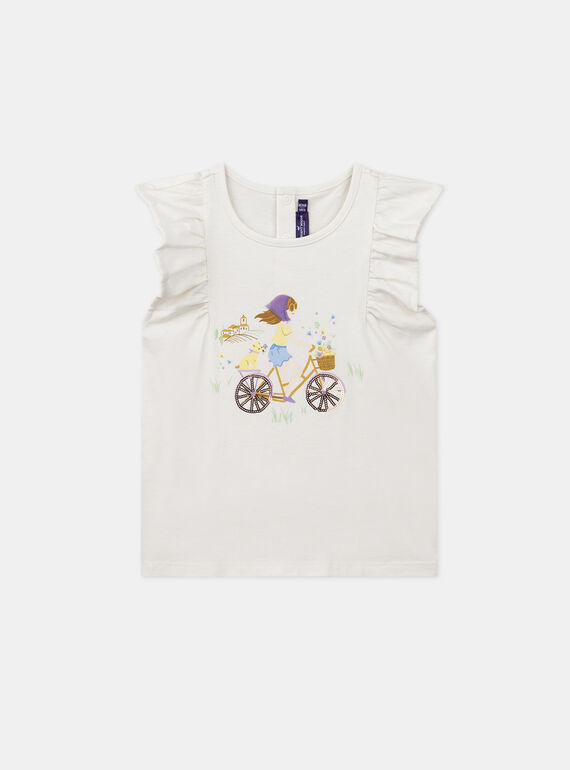 Light beige TEE SHIRT SS KOKETTE / 24E2PFD2TMC808