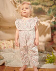 Baby girl floral print jumpsuit CALIDIA / 22E1BFJ1SAL632