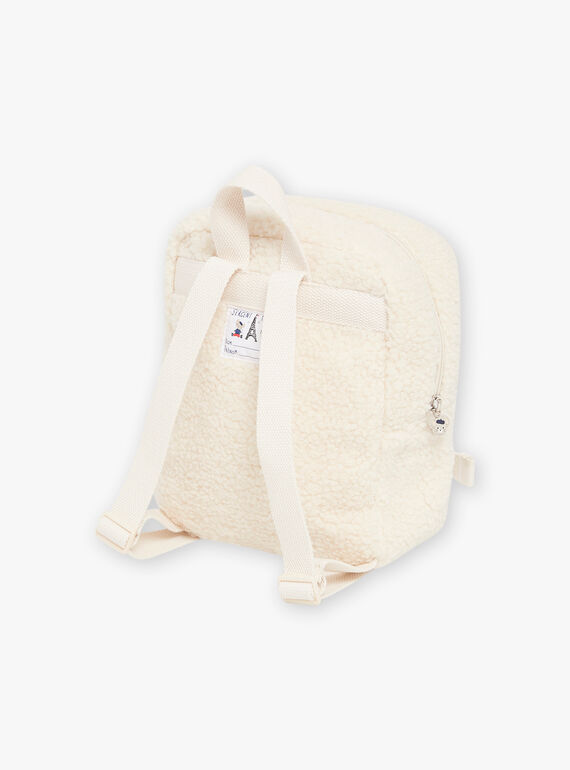 Mouse backpack in synthetic fur DAERNEST / 22H4BGE1BESA001