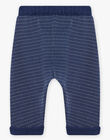 baby boy navy blue tubing jogging suit CAANTONIN / 22E1BG71JGB070