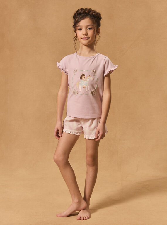 Pale rose PYJAMA MUIPETTE / 25E5PFG5PYJ301