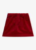 Red velvet skirt GLEJUPETTE / 23H2PFQ1JUPF506