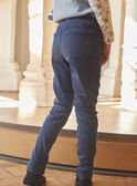 Blue denim slim jeans GINETTE / 23H2PF91JEAP269