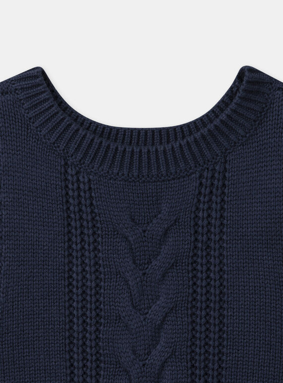 Navy PULLOVER SS NUCLETTE / 25H2PFQ1PSM070