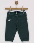 Dark green pants PAMATHIEU / 18H1BGH2PAN060