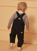 Black denim DUNGAREES LAFLAVIEN / 24H1BGK1SALK003