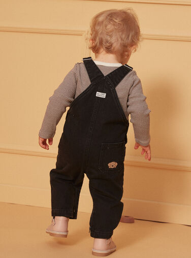 Black denim DUNGAREES Black denim DUNGAREES LAFLAVIEN / 24H1BGK1SALK003