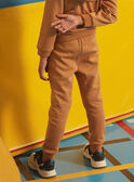 Brown JOGGING PANTS LAEBELLAGE / 24H3PGP2JGB821