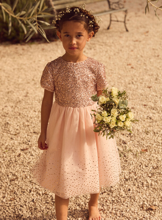 Light coral DRESS MREBAMETTE / 25E2PFL6ROB415