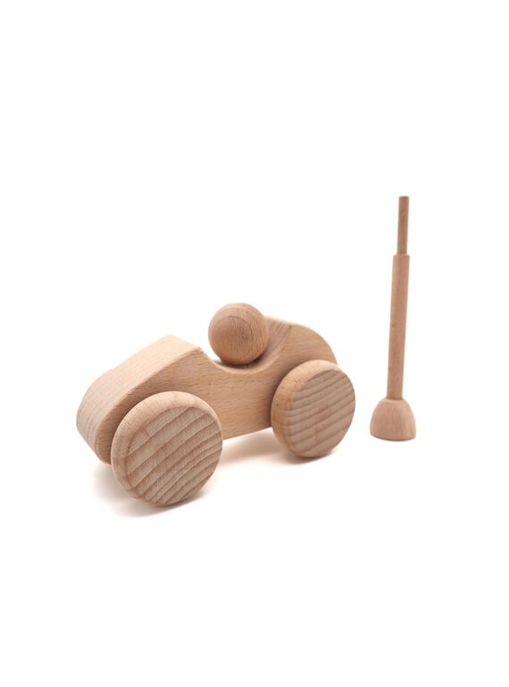 Surprise Egg Wooden Car SMATI0031VOITUR / 23M7GG52JOU099