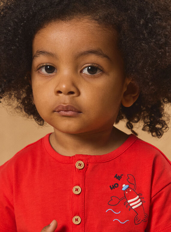 Red TEE SHIRT SS MAVASCO / 25E1BGQ1TMC050