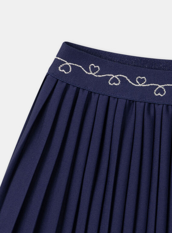 Navy SKIRT LIRAMETTE 2 / 24H2PF93JUP070