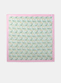 Cat and flower print Scarf KOIFOLETTE / 24E4PFP1ECHG606