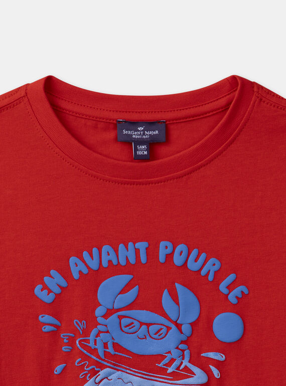 Red TEE SHIRT SS MLUROSSAGE / 25E3PGQ2TMC050