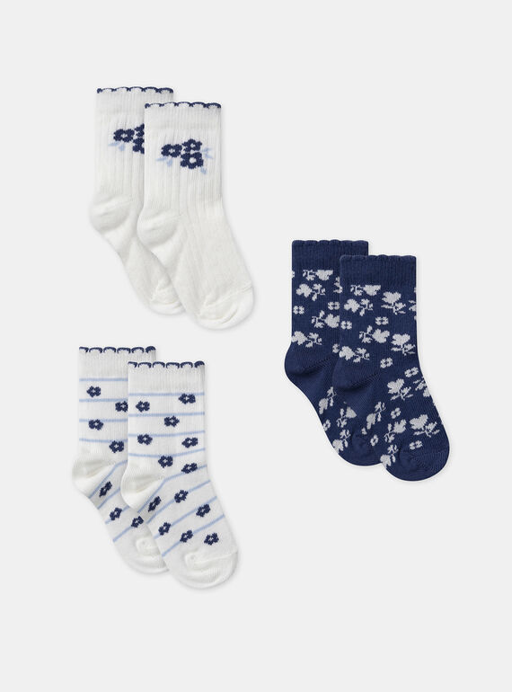 Vanilla SOCKS SETx3 MADEBORAH / 25E4BF81LC3114