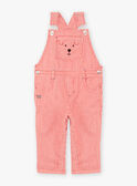 Baby boy striped twill overalls BABERLIN / 21H1BG11SAL050