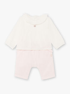 Baby girl bodysuit and blouse set BOLISA / 21H0CF42ENS301