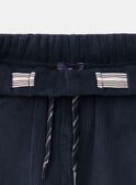 Navy COMFORT PANTS NLUSOFAGE / 25H3PGX1CFP705