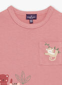 Vintage pink animal print T-shirt FAGABRIEL / 23E1BGD2TMCD332