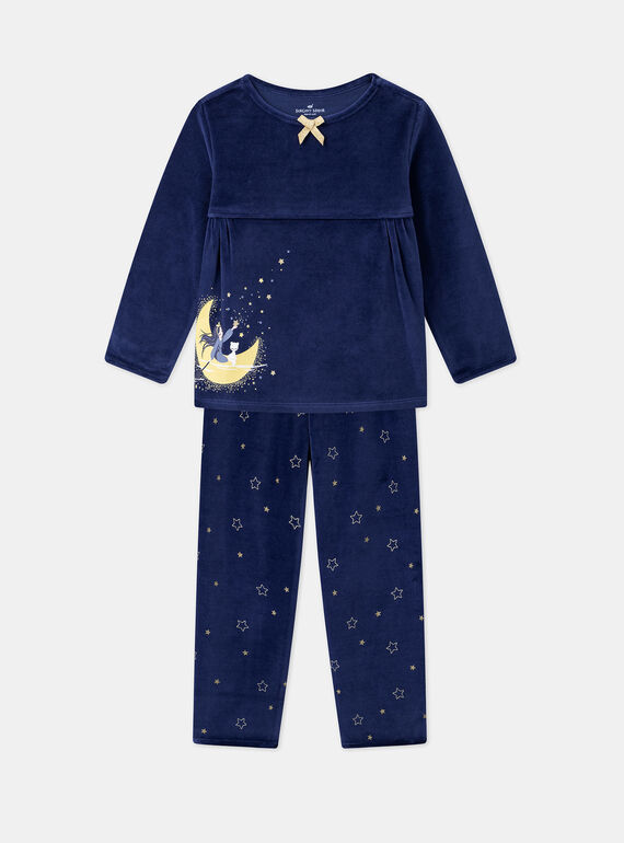 Navy PYJAMA LECRIETTE / 24H5PF42PYJC205