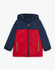 Blue and red hooded coat DEGOTAGE / 22H3PGN2PARC205