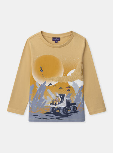 Light yellow TEE SHIRT LS NLOSTAGE / 25H3PGW3TMLB116