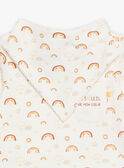 Baby Boy Sky Printed Bodysuit and Scarf CAARLO / 22E1BG71BOD001