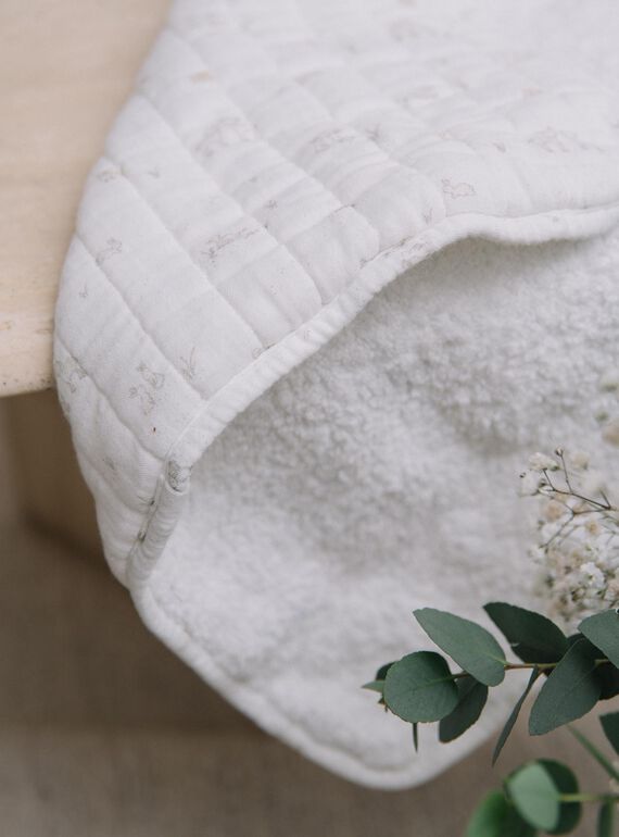 Animal print vanilla folding travel diaper FULOULOU / 23E0AGY1ACD114