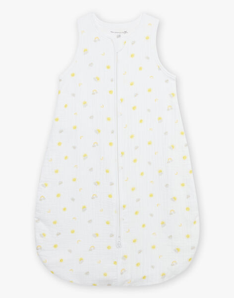White turbuette with clouds and suns print FORELLE / 23E0AMT1TUR000