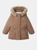 Light brown PARKA LIKITETTE / 24H2PF71PAR804