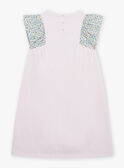 Pink nightdress with butterfly print FLODETTE / 23E5PF32CHN328