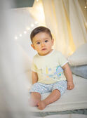 baby boy yellow pajamas CEIZAAC / 22E5BG51PYJ104