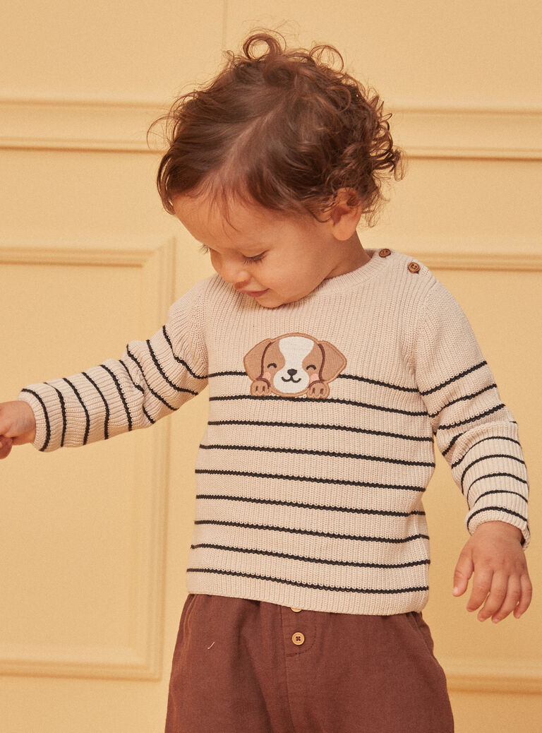 Light beige PULLOVER Light beige PULLOVER LAFELIX / 24H1BGK1PUL801