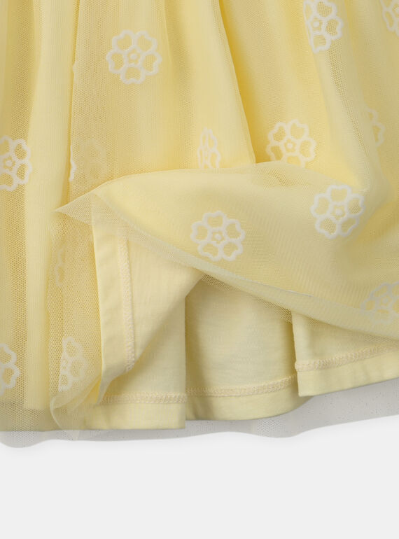 Yellow SKIRT MIXTUTETTE 1 / 25E2PF52JUPB102