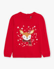 Christmas sweater knitted with deer DOUPULETTE / 22H2PF91PUL050